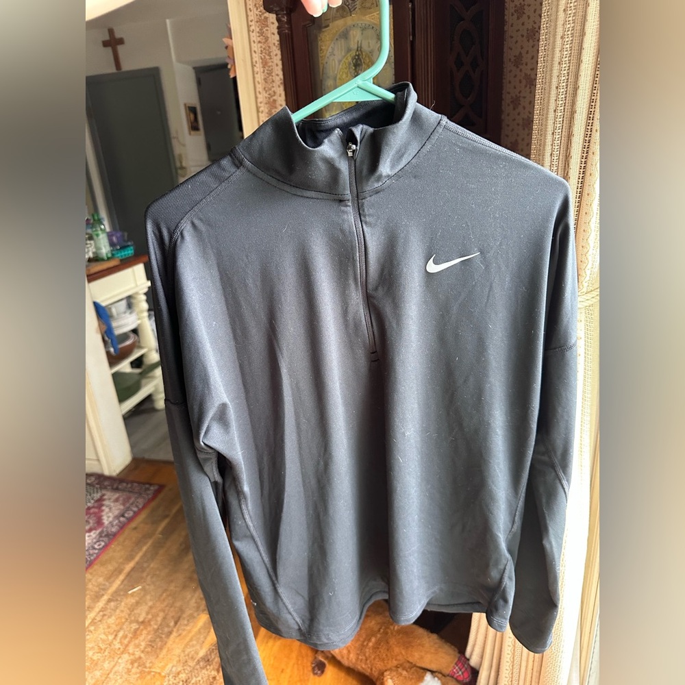 Nike Black and White Logo Short-Sleeve Tee